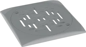 Design Fenékürítő fedél szürke
