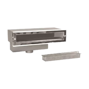 Szkimmer Inox betonos -Slim 450