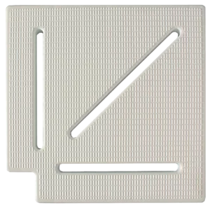 Túlfolyó sarok elem 90º 245mm