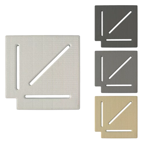 Túlfolyó sarok elem 90º antracit 245mm