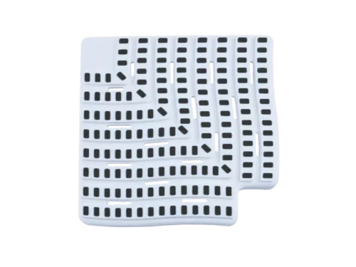 Túlfolyó sarok elem Antracit 90° 20cm