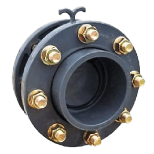 Rugós csappantyú karimákkal D125 PN10