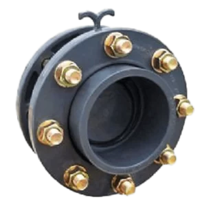 Rugós csappantyú karimákkal D160 PN10