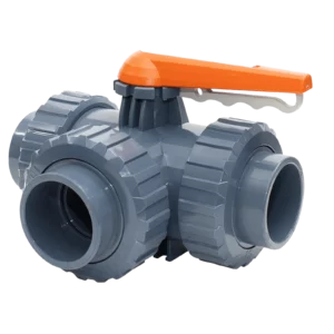Golyóscsap 3 utas PTFE "L" D75