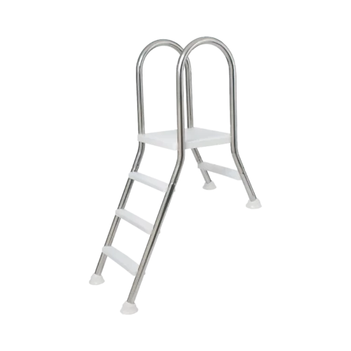 Kétágú inox létra 1 + 4 fokos, max 1,2m