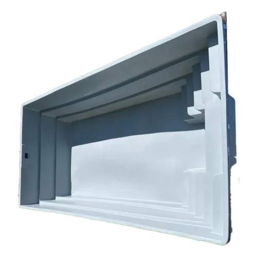 Square Pool HDPE - gyöngyház-szürke