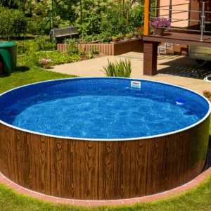 Azuro kör Wood, kék 4,6x1,2m