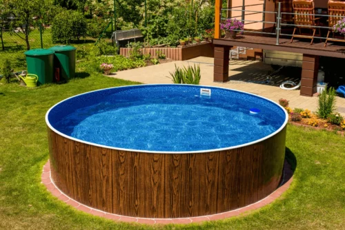 Azuro kör Wood, kék 4,6x1,2m